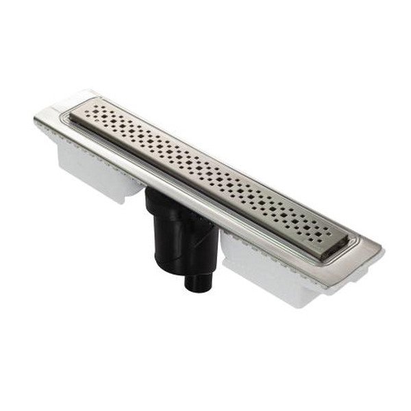 Душевой лоток Berges C1 Brise 090029 с решеткой 40x6 см, прямой выпуск, цвет матовый хром