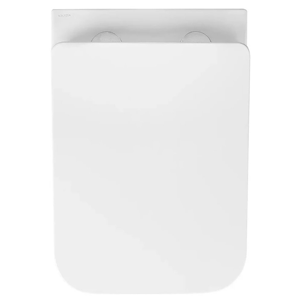 Сиденье Акватек Либра AQ0007-00 для унитаза, с микролифтом, цвет белый  - фото 1