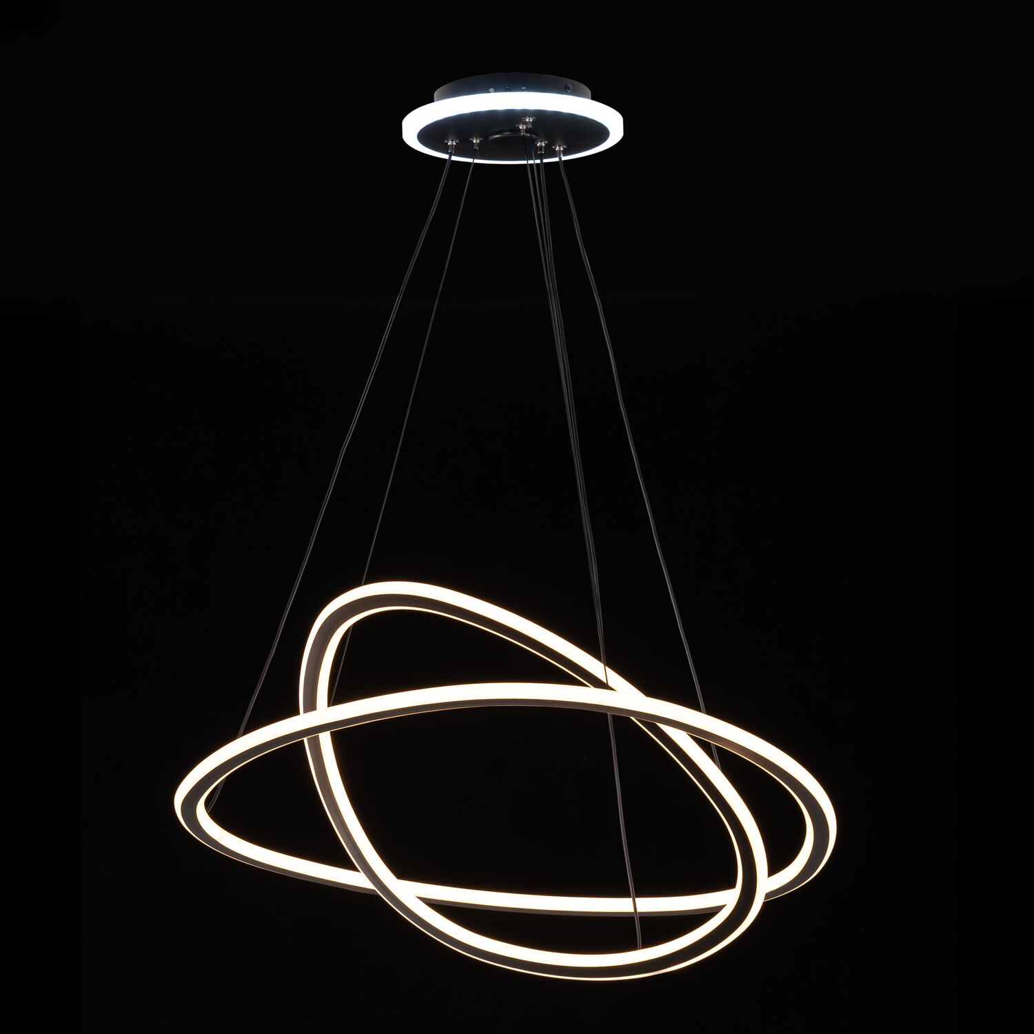 Подвесная люстра Citilux Trio CL215B061E, арматура черная - фото 1