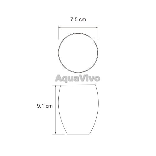 Стакан WasserKRAFT Ruwer K-6728 для зубных щеток, цвет хром