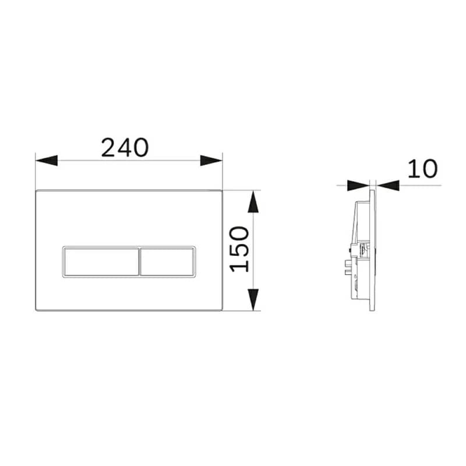 Комплект: Инсталляция AM.PM ErgoFit I012711+Кнопка I110338 черная+JOKI Stella T JK1101010 белый унитаз, смыв торнадо
