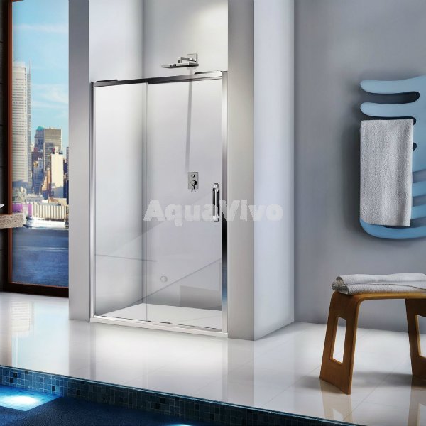 Душевая дверь Good Door Antares WTW-140-C-CH 140, стекло прозрачное, профиль хром