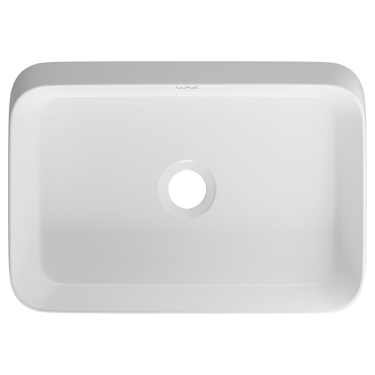 Раковина Mixline Wave City 55x39 накладная, цвет белый - фото 1