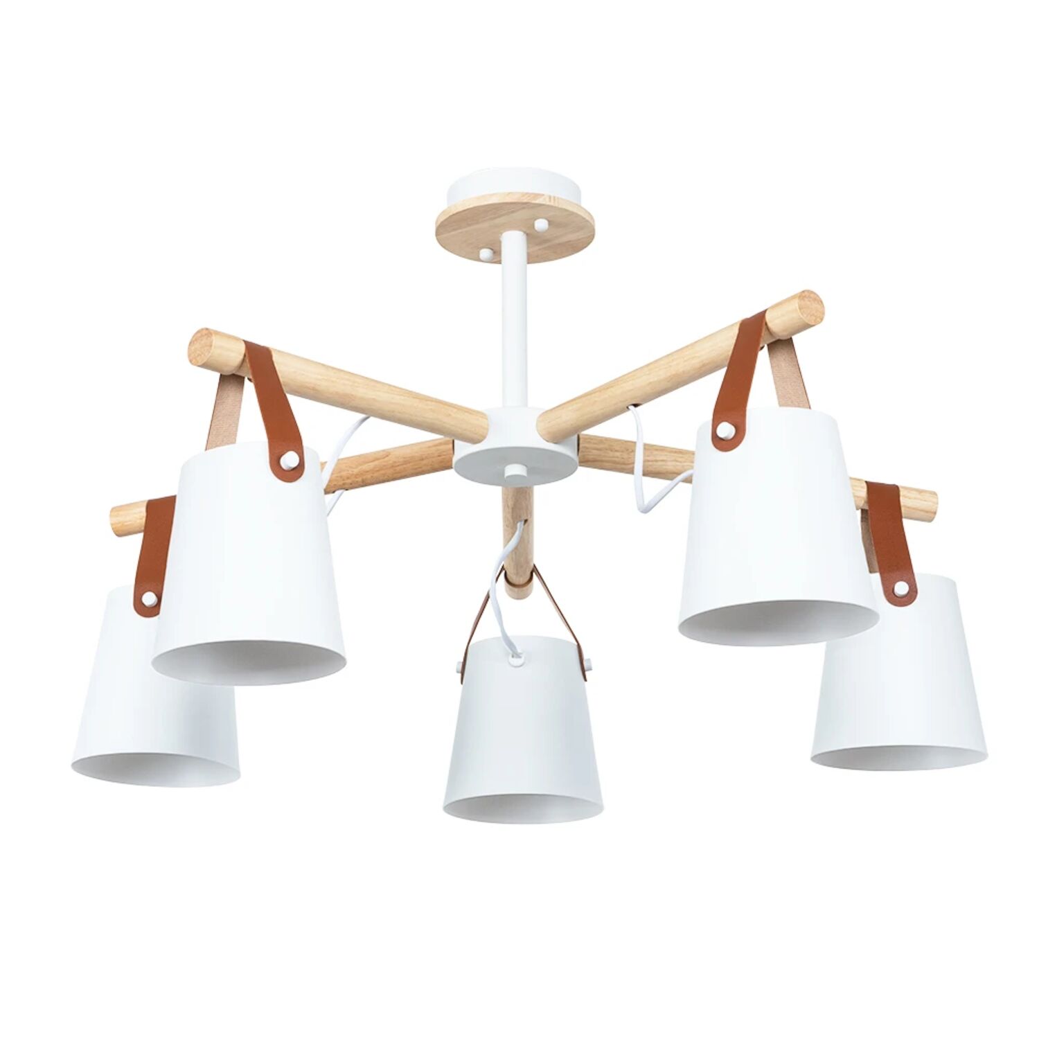 Потолочная люстра Arte Lamp Thomas A7032PL-5WH, арматура белый, плафон металл белый