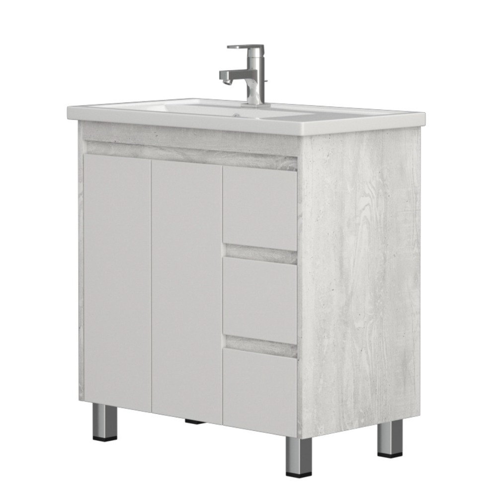 Тумба под раковину Corozo Остин 80, цвет пайн белый - фото 1