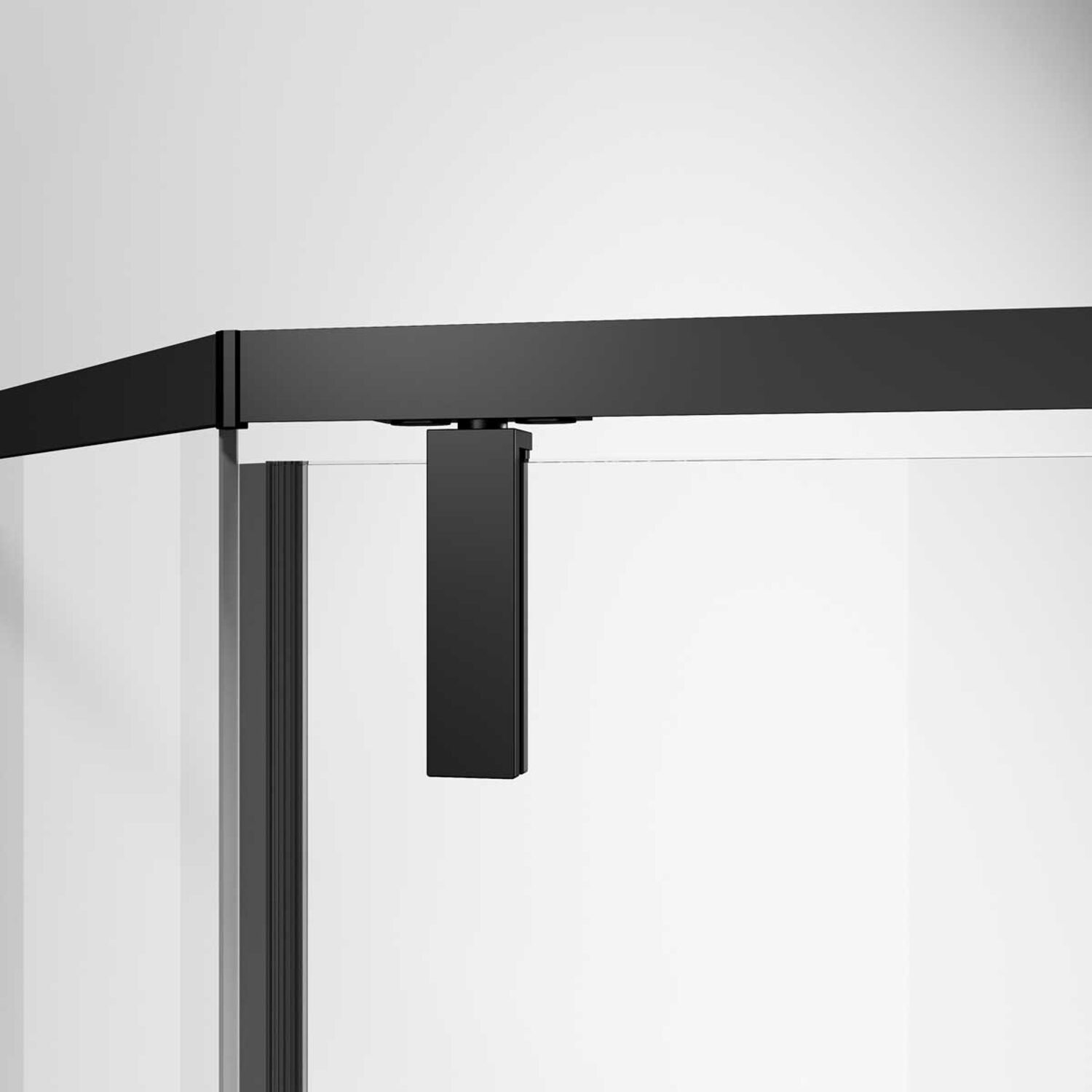 Душевой уголок Vincea Slim-N VSP-4SN 90x90, стекло прозрачное, профиль черный - фото 1