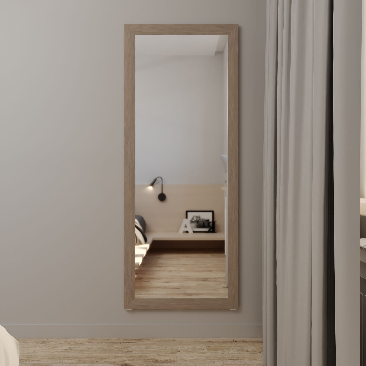 Зеркало Mixline Прованс Дуб 60x150, напольное