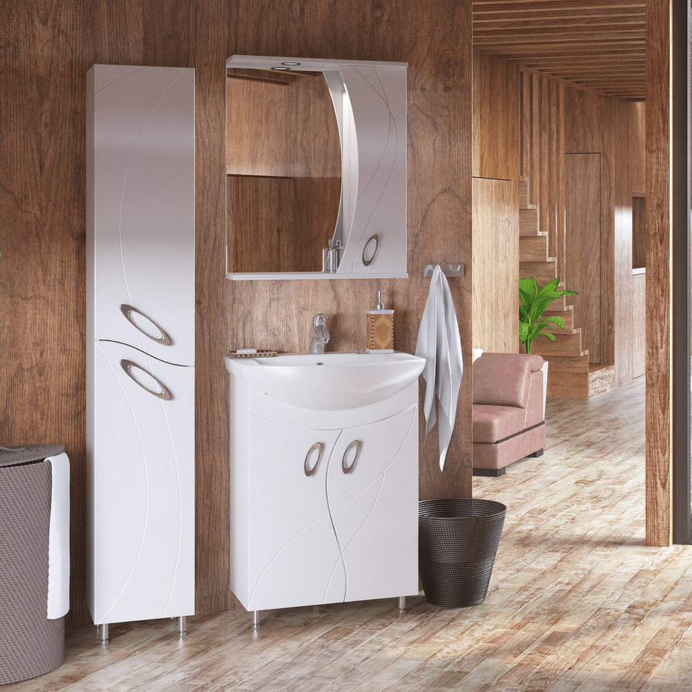 Мебель для ванной Corozo Наина 60, цвет белый