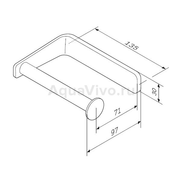 Держатель туалетной бумаги AM.PM Inspire 2.0 A50A34100
