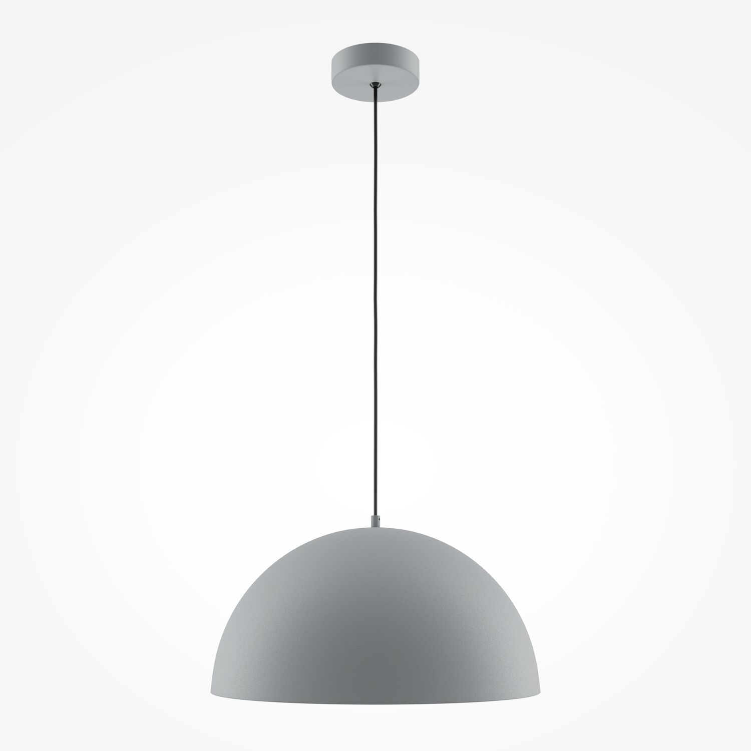 Подвесной светильник Maytoni Basic colors MOD168PL-01GR, арматура серая, профиль металл серый