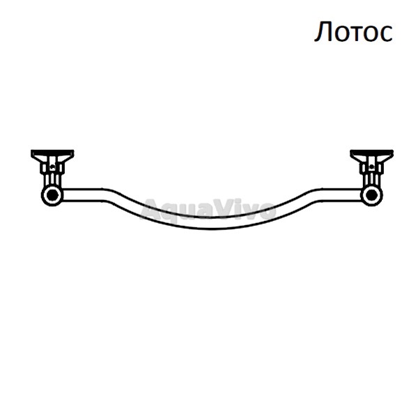 Полотенцесушитель Тругор Лотос эл ТЭН 1 80x50 электрический