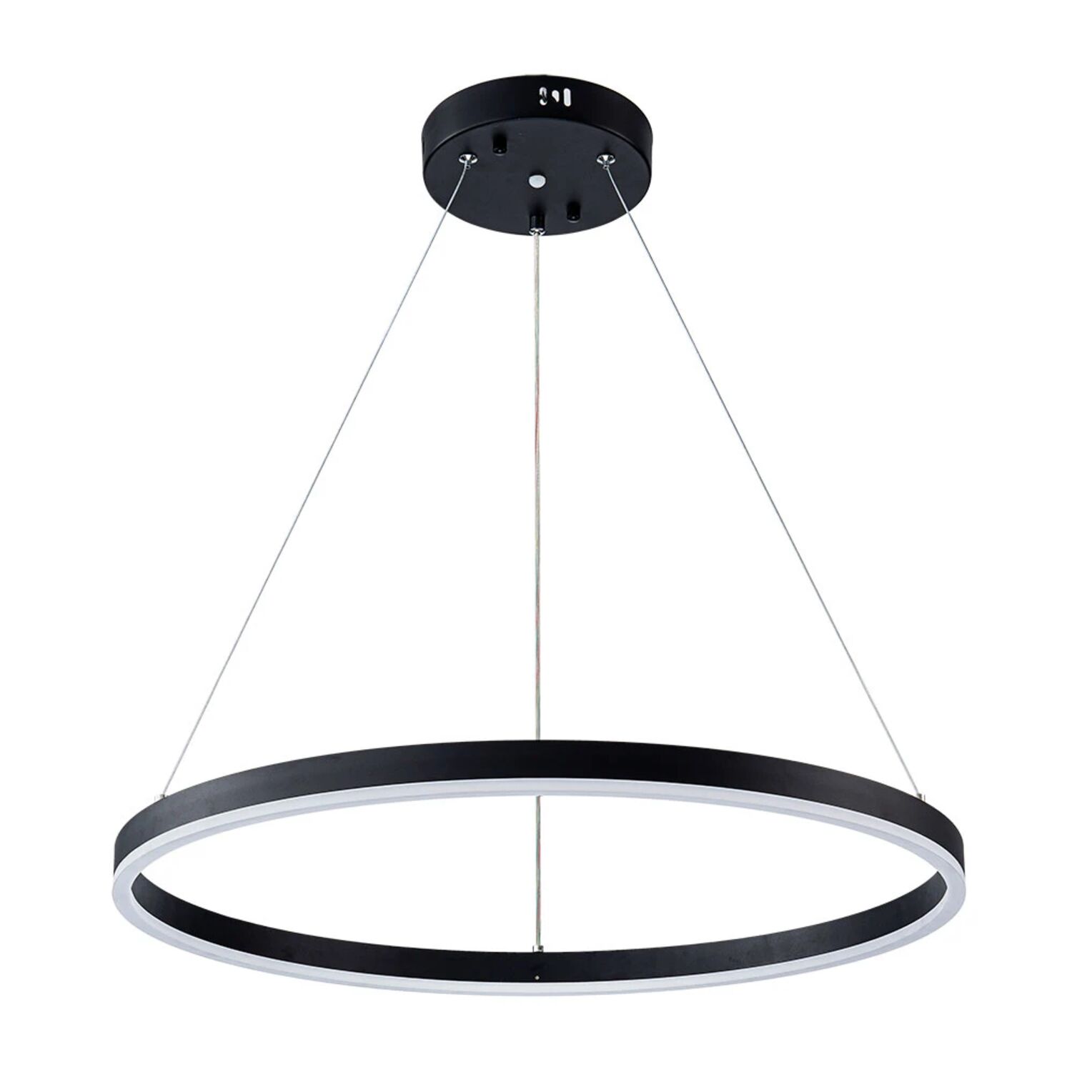 Подвесная люстра Arte Lamp Siren A2548SP-45BK, арматура черная, плафон  белый