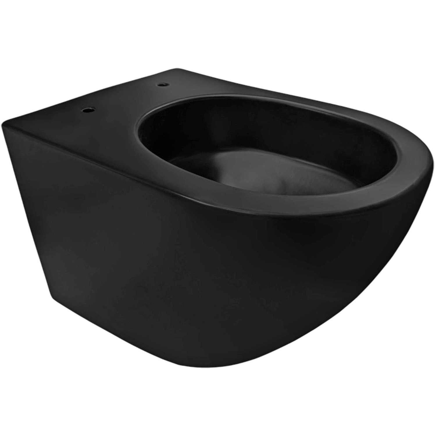 Унитаз Joki Stella T JK1141020MB подвесной, безободковый, смыв Торнадо, с сиденьем микролифт, цвет черный
