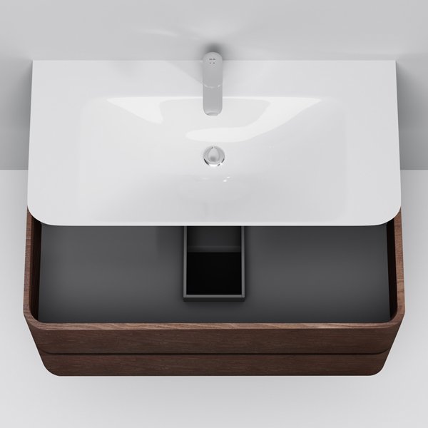 Тумба под раковину AM.PM Sensation 100, цвет табачный дуб - фото 1