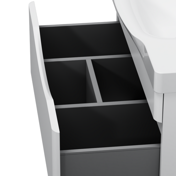 Тумба под раковину AM.PM Like 80 напольная, цвет белый глянец - фото 1