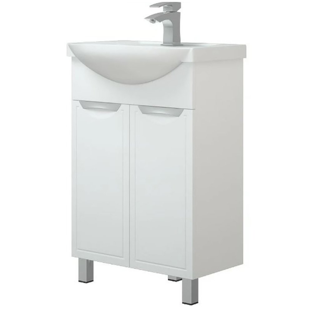 Тумба под раковину Corozo Монро 60, цвет белый - фото 1