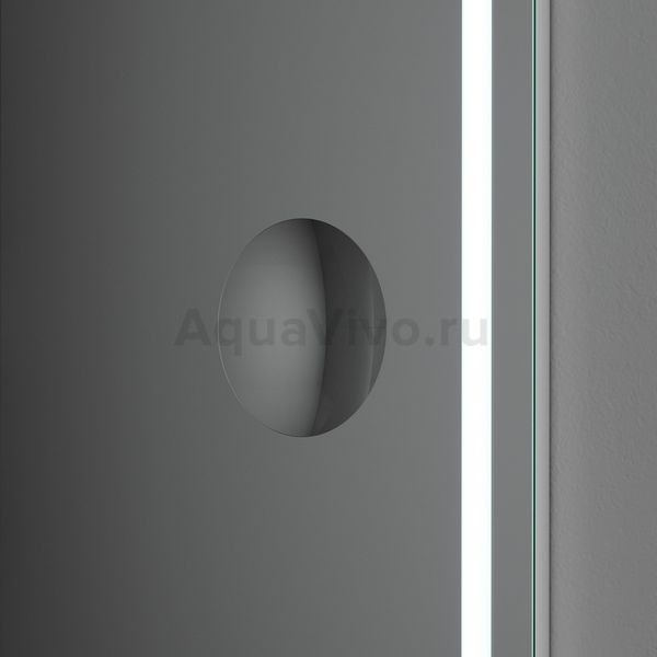 Зеркало AM.PM Gem 80x70, с подсветкой, часами и косметическим зеркалом