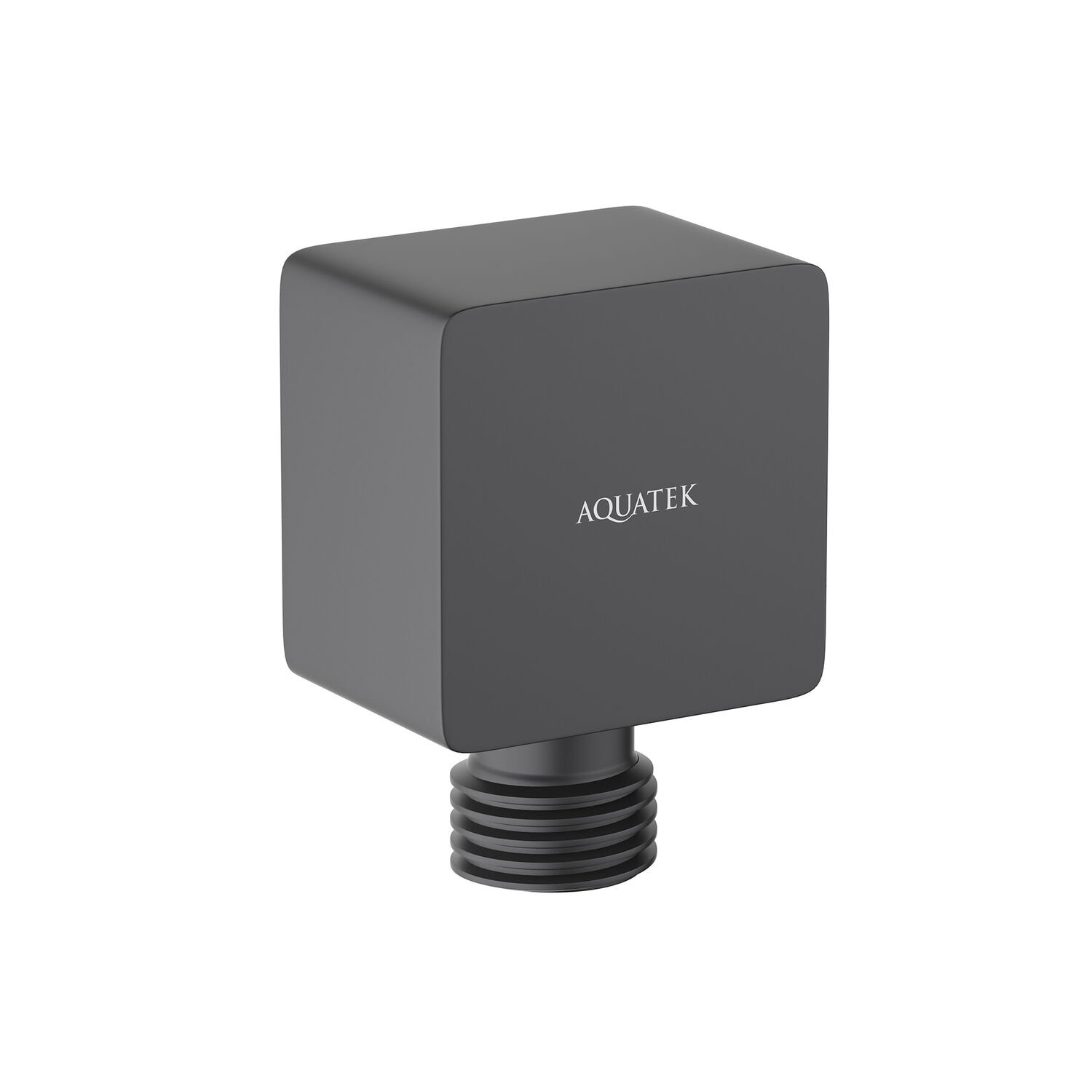 Подключение шланга Акватек AQ2459MB, цвет черный матовый