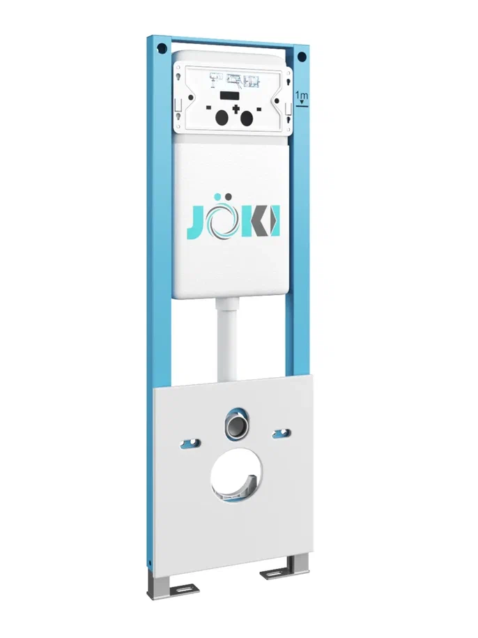 Комплект: Инсталляция JK511101+Кнопка JK924568MR розовое золото+Stella XL T JK0011011 белый унитаз, смыв торнадо - фото 1