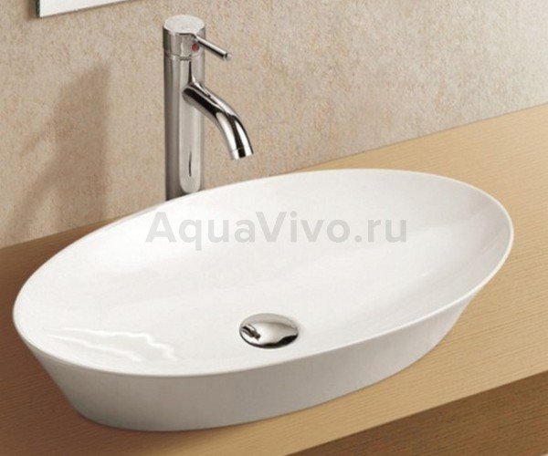Раковина Weltwasser SK Elbach 1132 накладная, 61x36 см, цвет белый глянец - фото 1