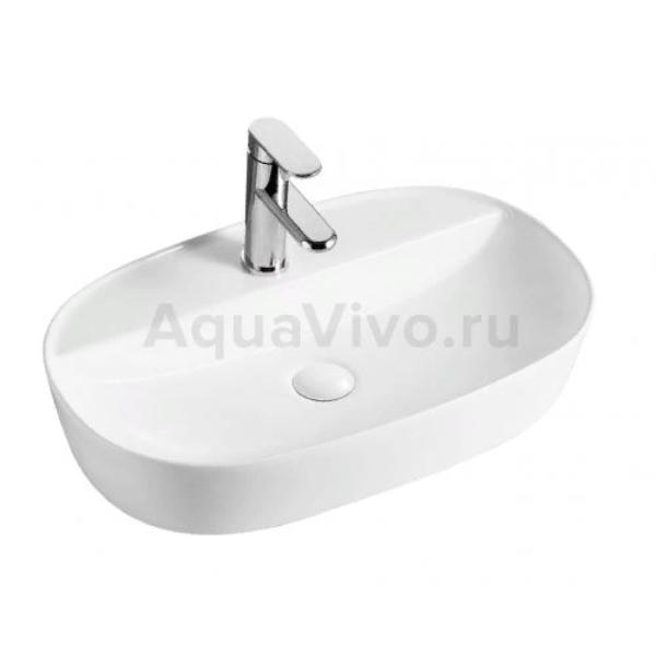 Раковина Weltwasser SK Elbach 2203 накладная, 61x40 см, цвет белый глянец