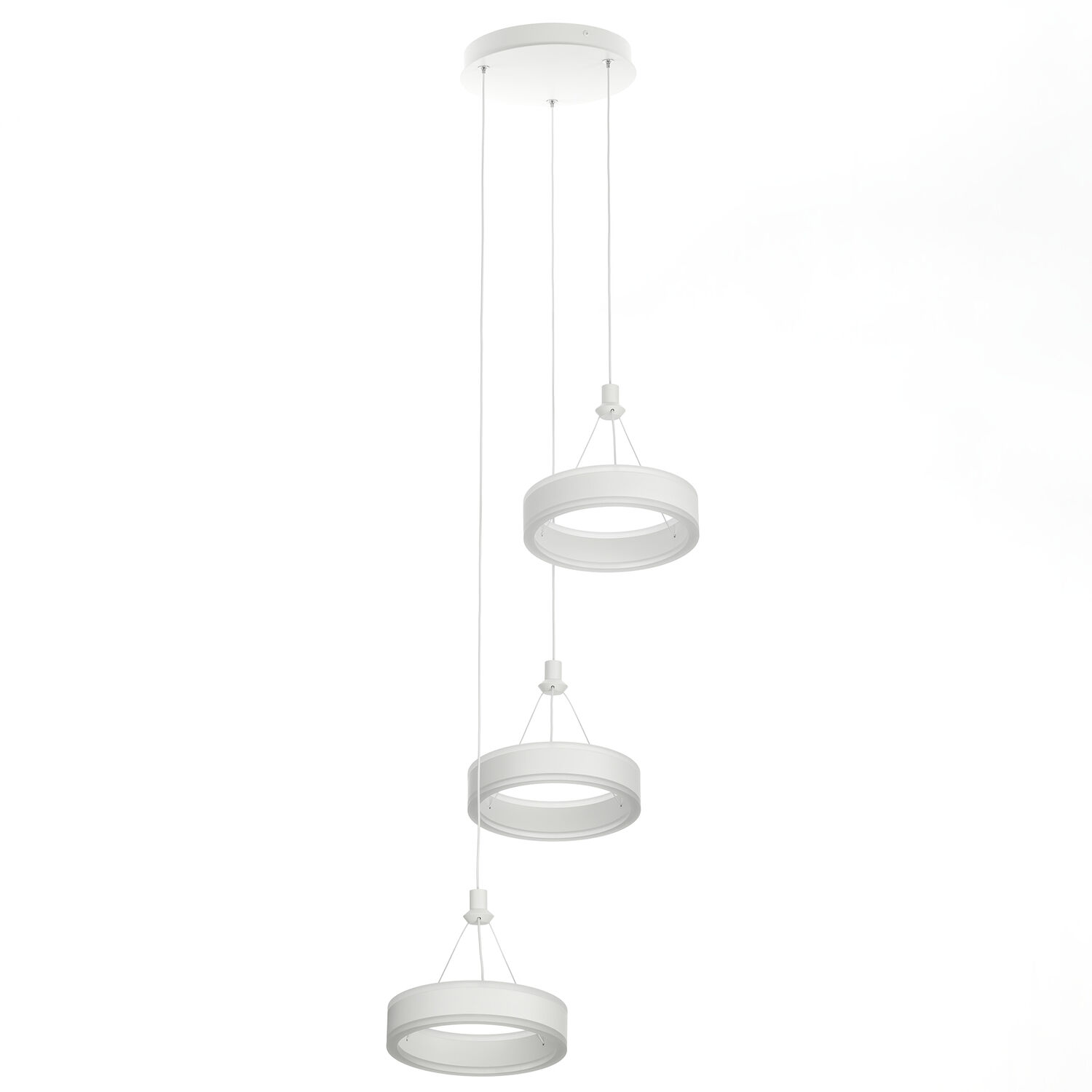 Подвесной светильник Citilux Дуэт CL719030, арматура белая - фото 1