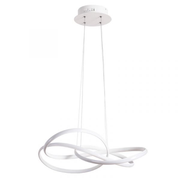 Подвесная люстра Arte Lamp Swing A2522SP-2WH, арматура цвет белый, плафон/абажур пластик, цвет белый