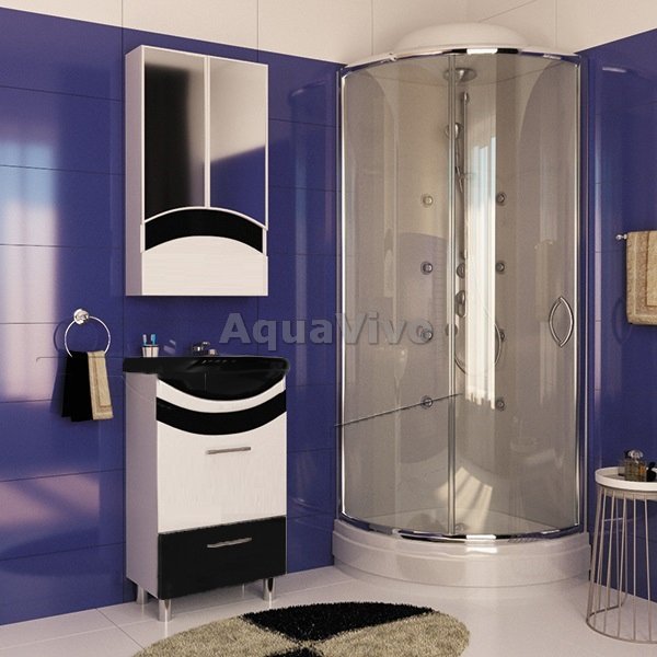 Мебель для ванной Mixline Радуга 50, цвет черный