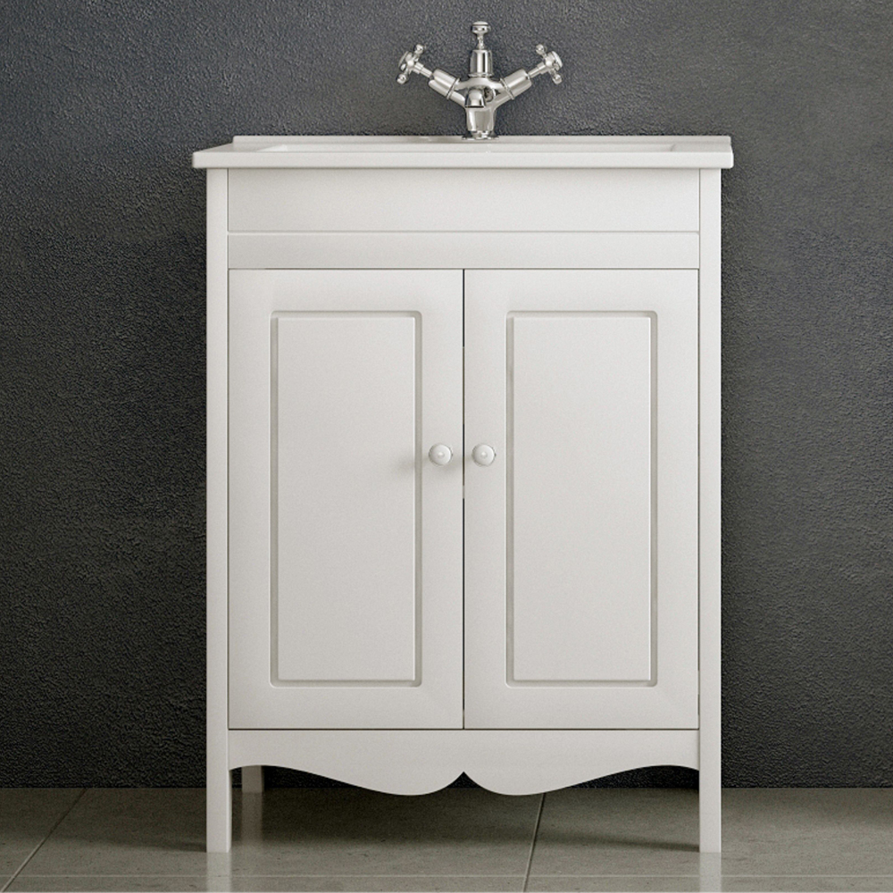 Тумба под раковину Corozo Блюз 65, цвет белый