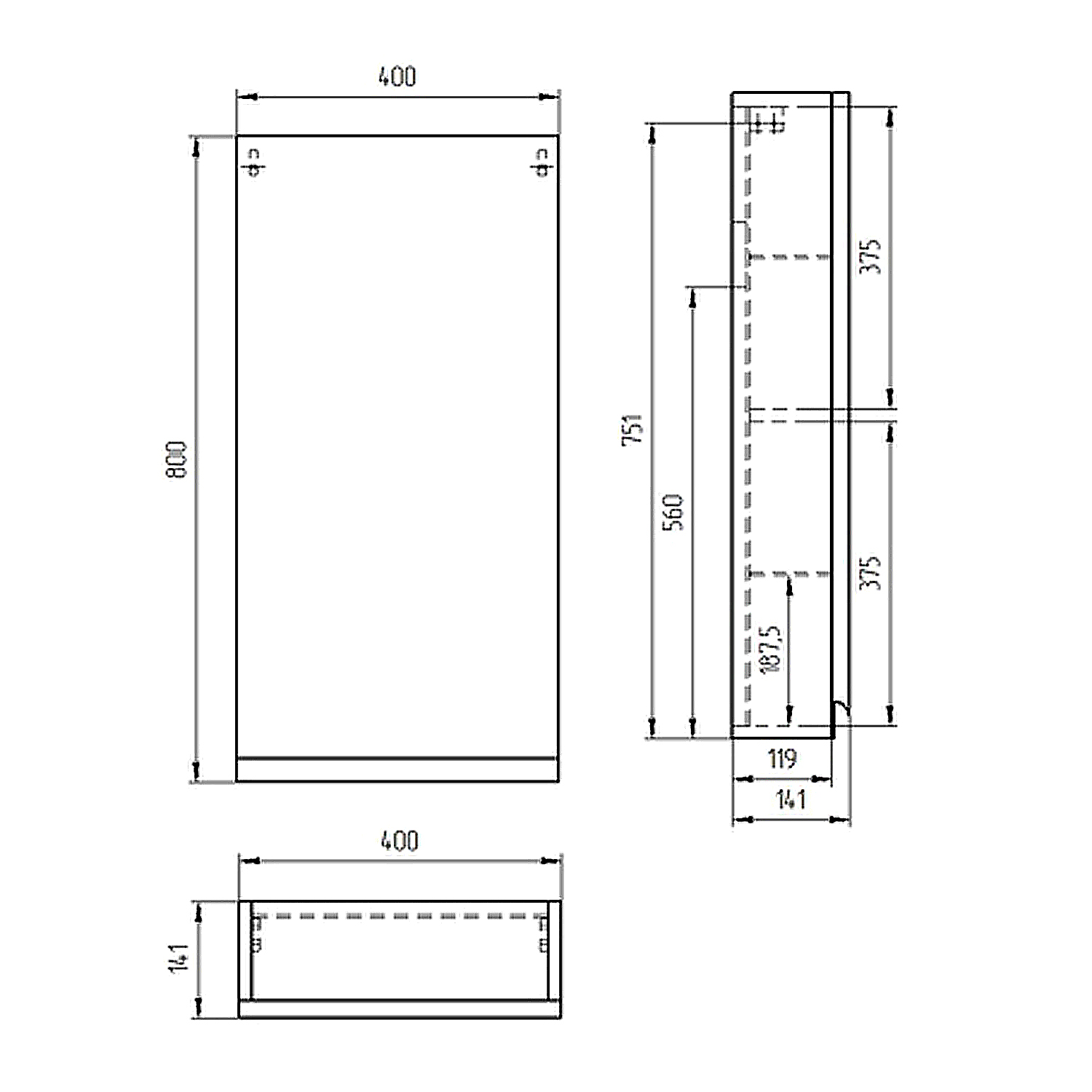 Шкаф Cersanit Moduo 40, цвет белый
