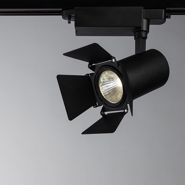 Спот Arte Lamp Falena A6720PL-1BK, арматура черная, плафон металл черный, 11х15 см