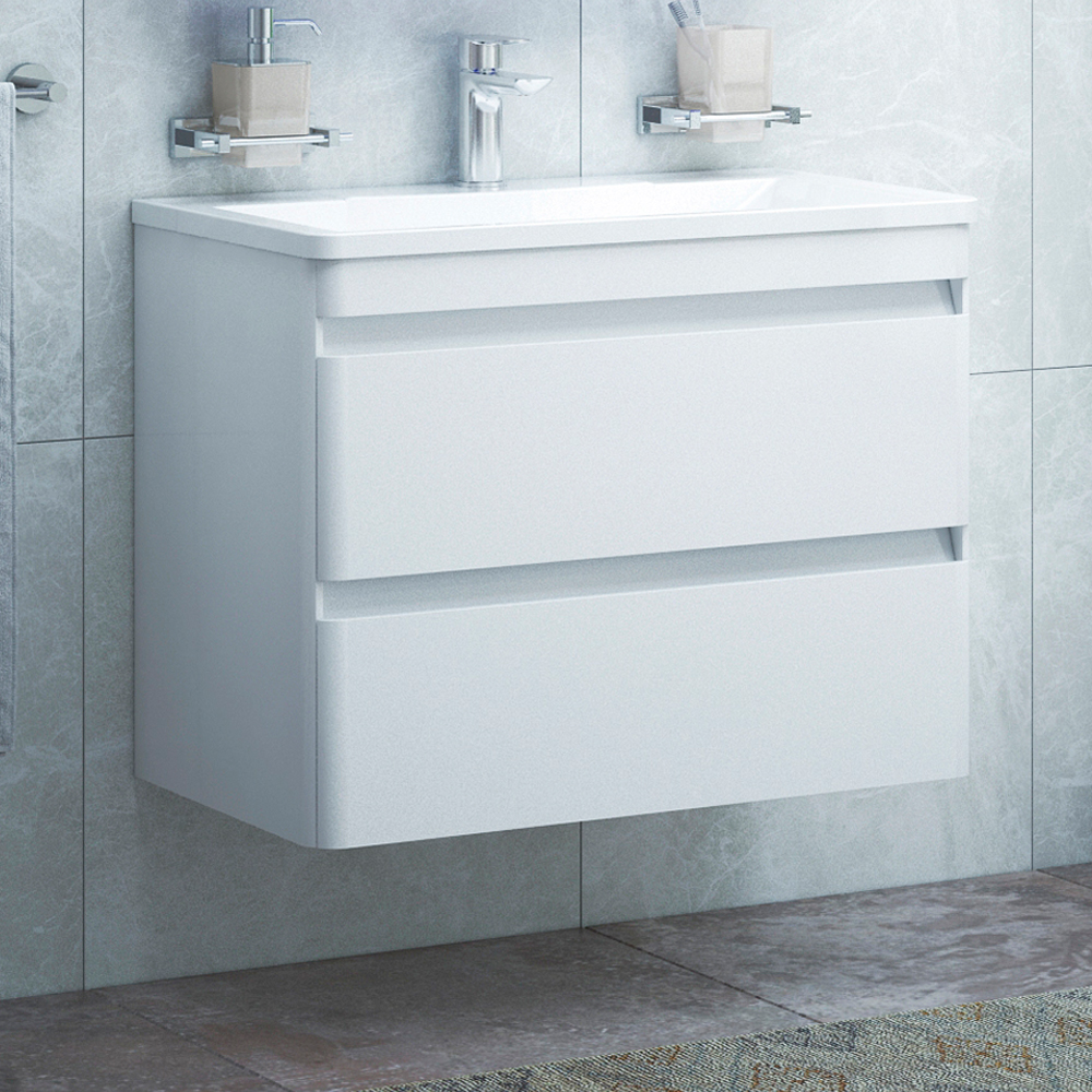 Мебель для ванной Corozo Алабама Z2 80, подвесная, цвет белый - фото 1