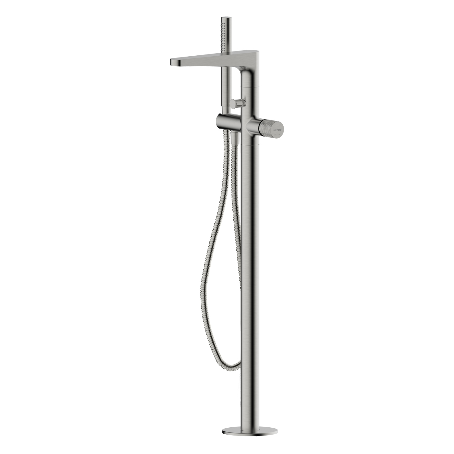 Смеситель WasserKRAFT Tauber 6421 для ванны, напольный, цвет никель