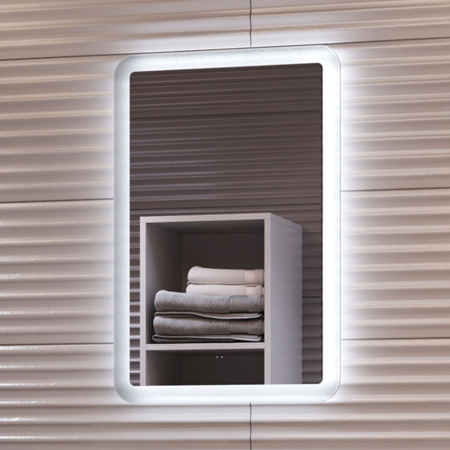 Зеркало Vigo Wing Classic 40x60, с подсветкой