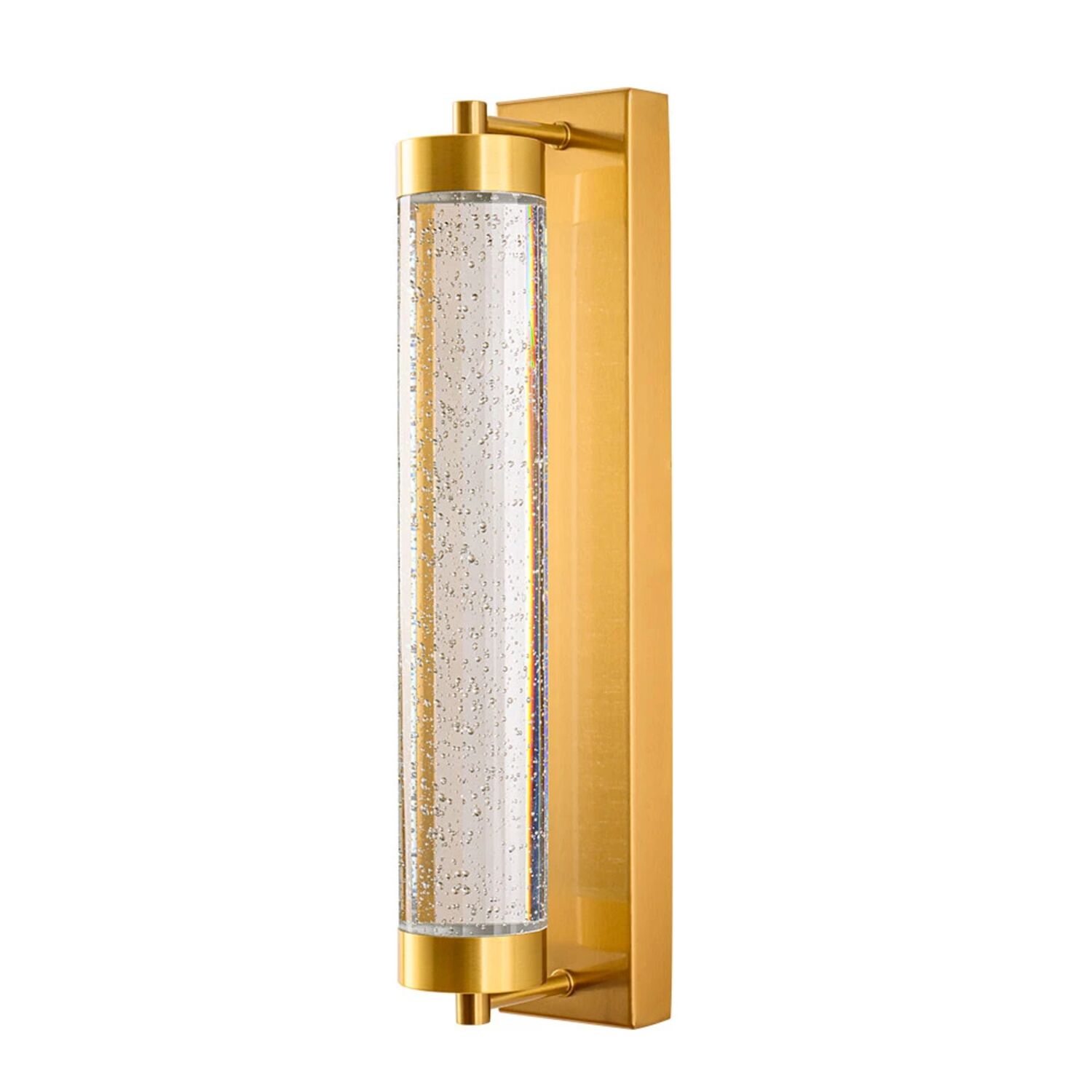 Настенный светильник Arte Lamp Galaxy A2132AP-9PB, арматура латунь, плафон хрусталь прозрачный