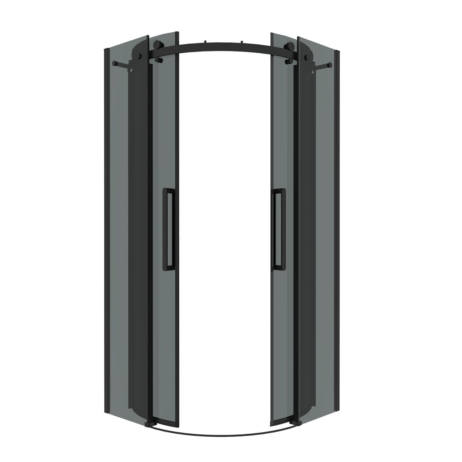 Душевой уголок Grossman Classic 301.K33.04.9090.21.10 90х90, стекло тонированное, профиль черный матовый