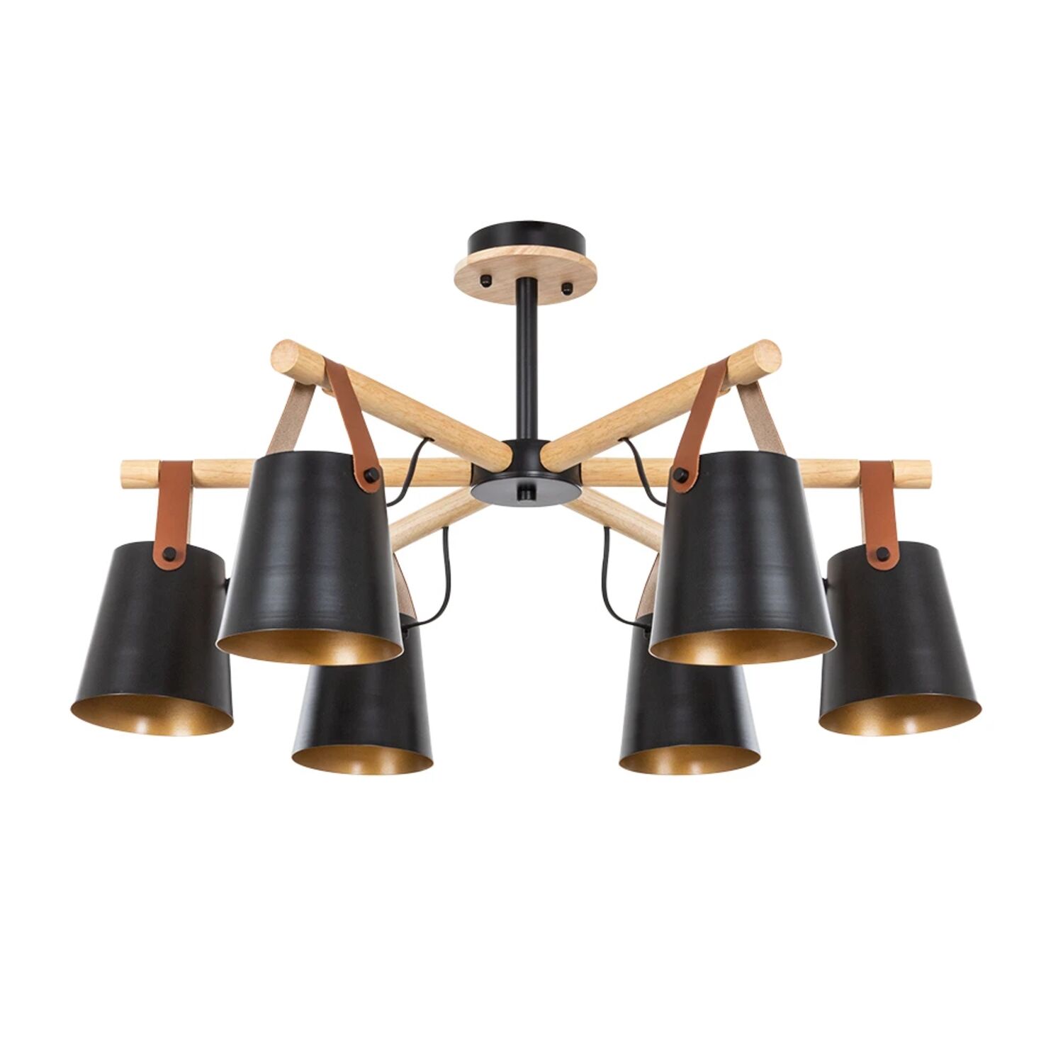 Потолочная люстра Arte Lamp Thomas A7032PL-6BK, арматура черный, плафон металл черный