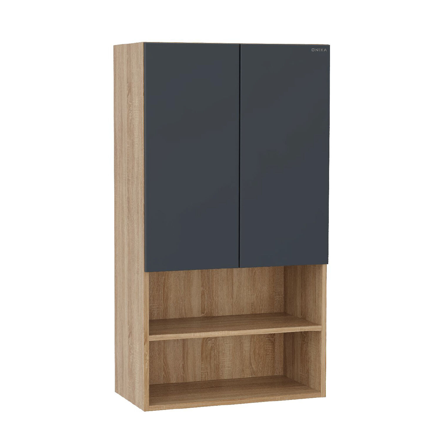 Шкаф Оника Маркус Нова 60, цвет серый / дуб сонома - фото 1
