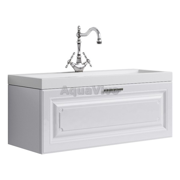 Мебель для ванной Aqwella Империя 100, цвет белый