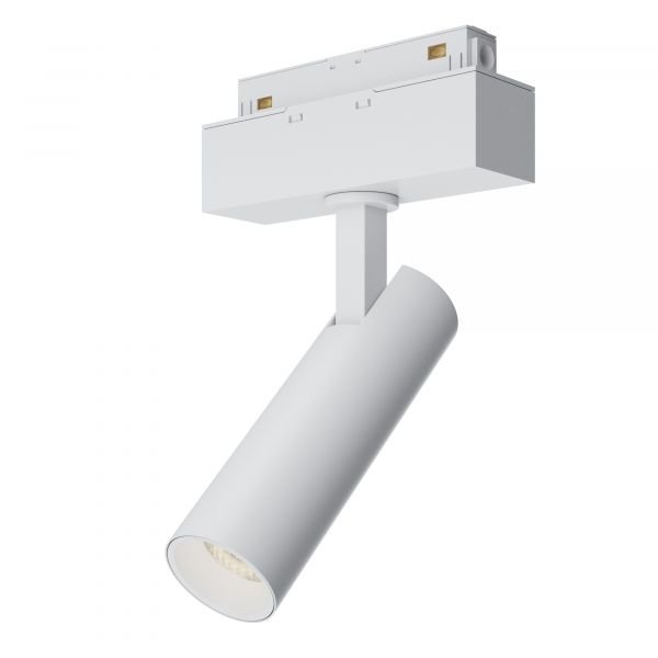 Трековый светильник Maytoni Technical Focus Led TR019-2-7W4K-W, арматура белая, плафон металл белый