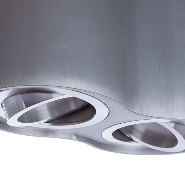 Точечный светильник Arte Lamp Falcon A5644PL-2SI, арматура серебро, плафоны металл серебро, 18х10 см - фото 1