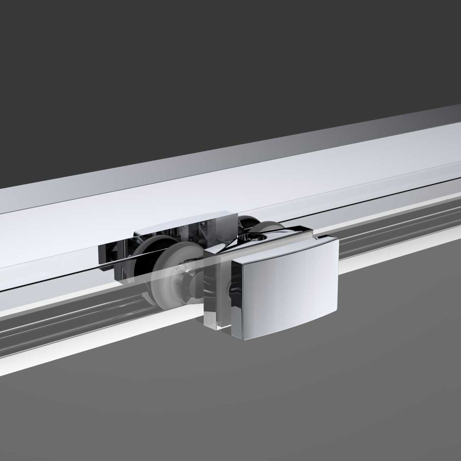 Душевая дверь Vincea Soft VDS-3SO 130x195, стекло прозрачное, профиль черный - фото 1