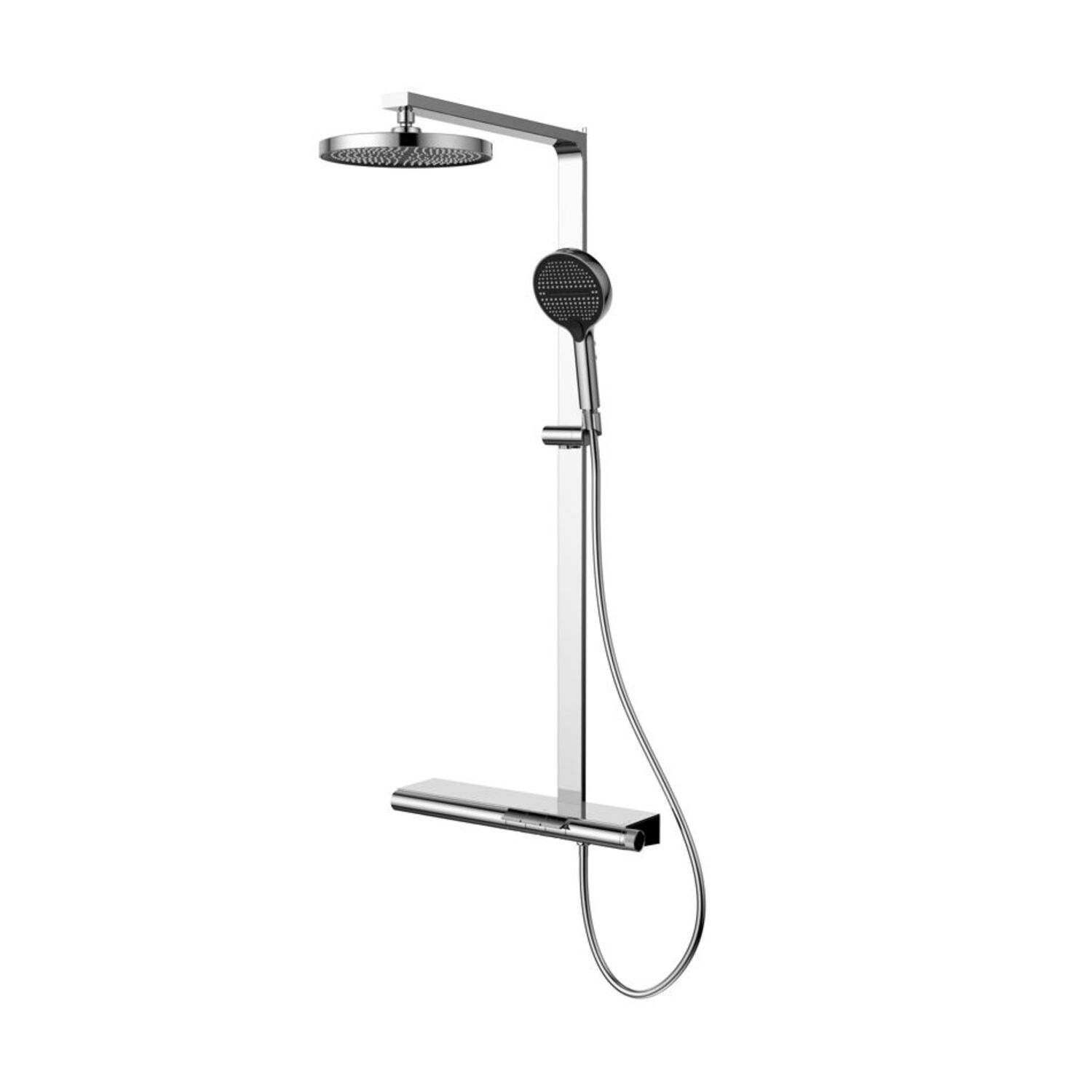 Душевая стойка Vincea Aspire VSFS-4AS1CH, с верхним душем, смесителем, цвет хром