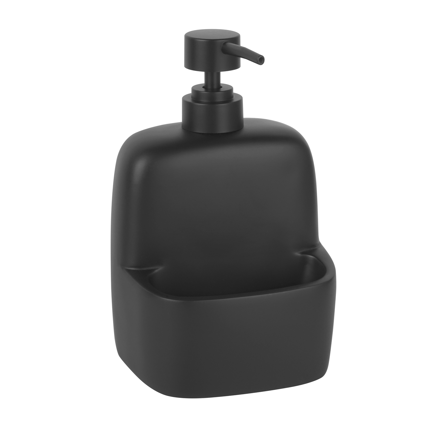 Дозатор WasserKRAFT K-8499 Black для жидкого мыла, настольный, цвет черный