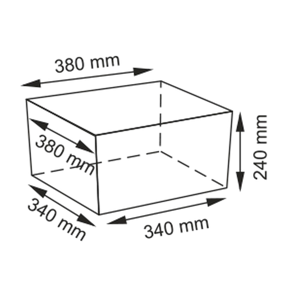 Корзина для белья WasserKRAFT WB-880-L, плетеная, 37x37, цвет коричневый