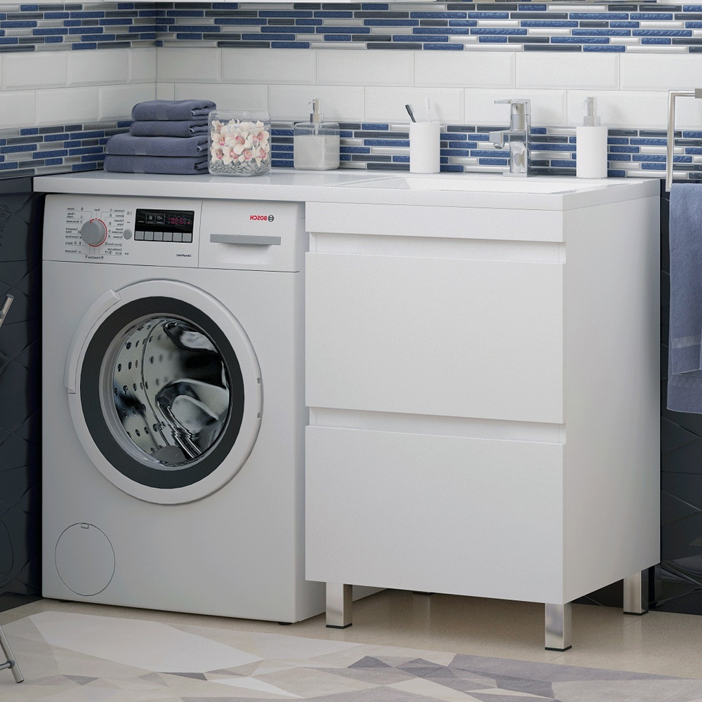 Тумба под раковину Corozo Альтаир 56, напольная, цвет белый - фото 1