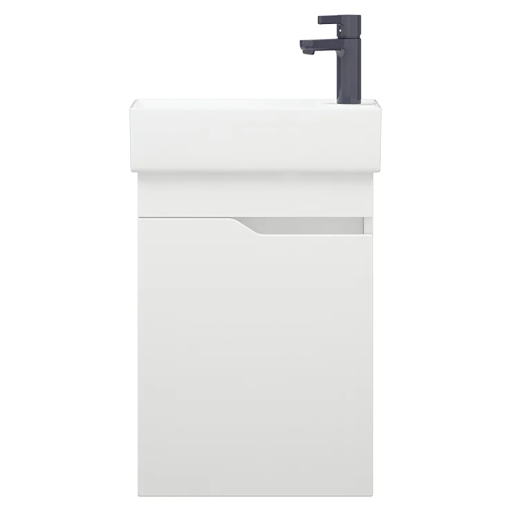 Тумба под раковину Corozo Теона 45, цвет белый - фото 1