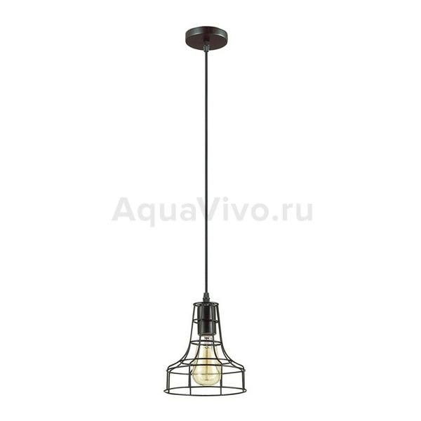 Подвесной светильник Lumion Alfred 3639/1, арматура цвет черный, плафон/абажур металл, цвет черный