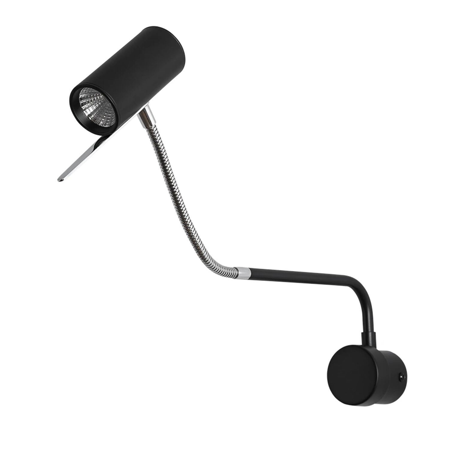 Бра Arte Lamp Sulafat A2423AP-5CC, арматура черный, плафон пластик прозрачный