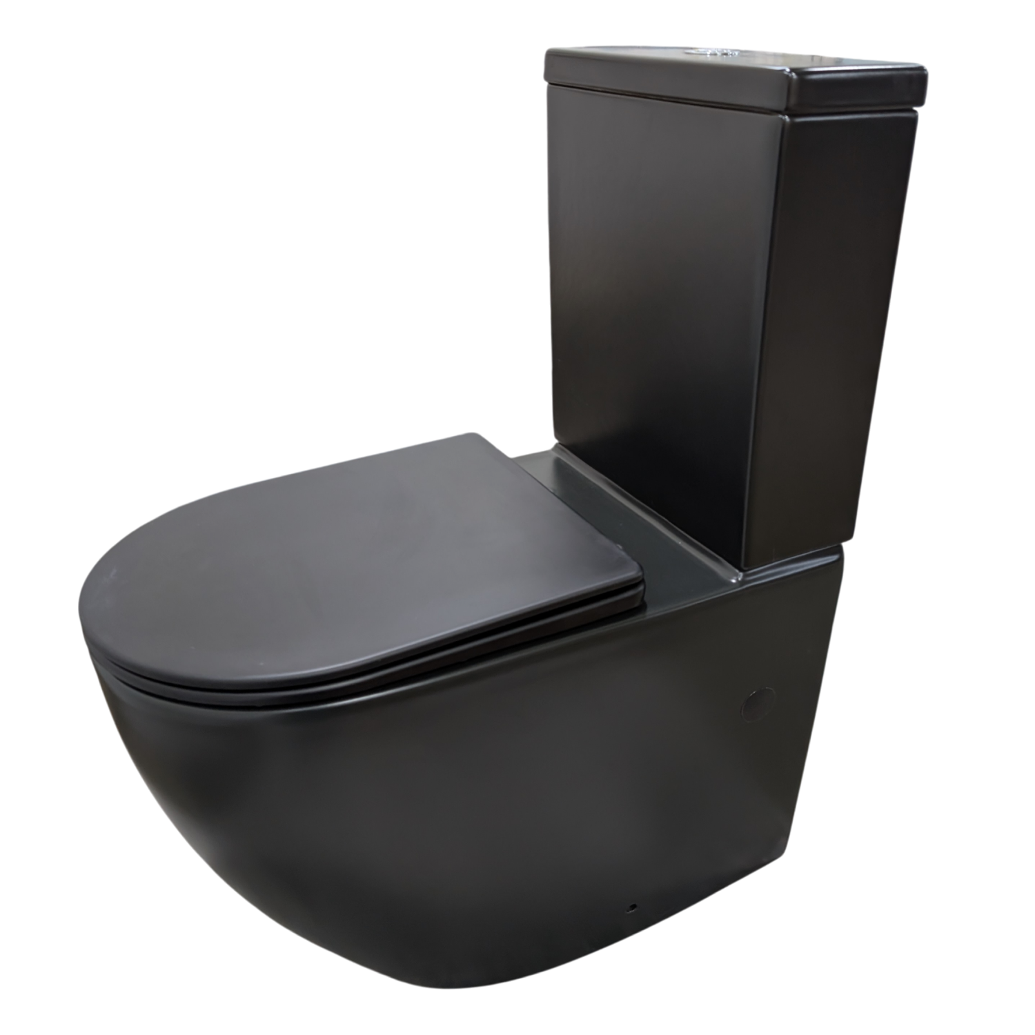 Унитаз напольный Joki Stella T JK0752031MB напольный, безободковый, смыв Торнадо, с сиденьем микролифт, цвет черный